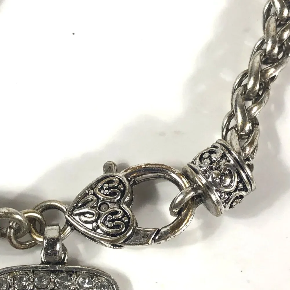 University of Alabama Silver Tone Bracelet 7.75